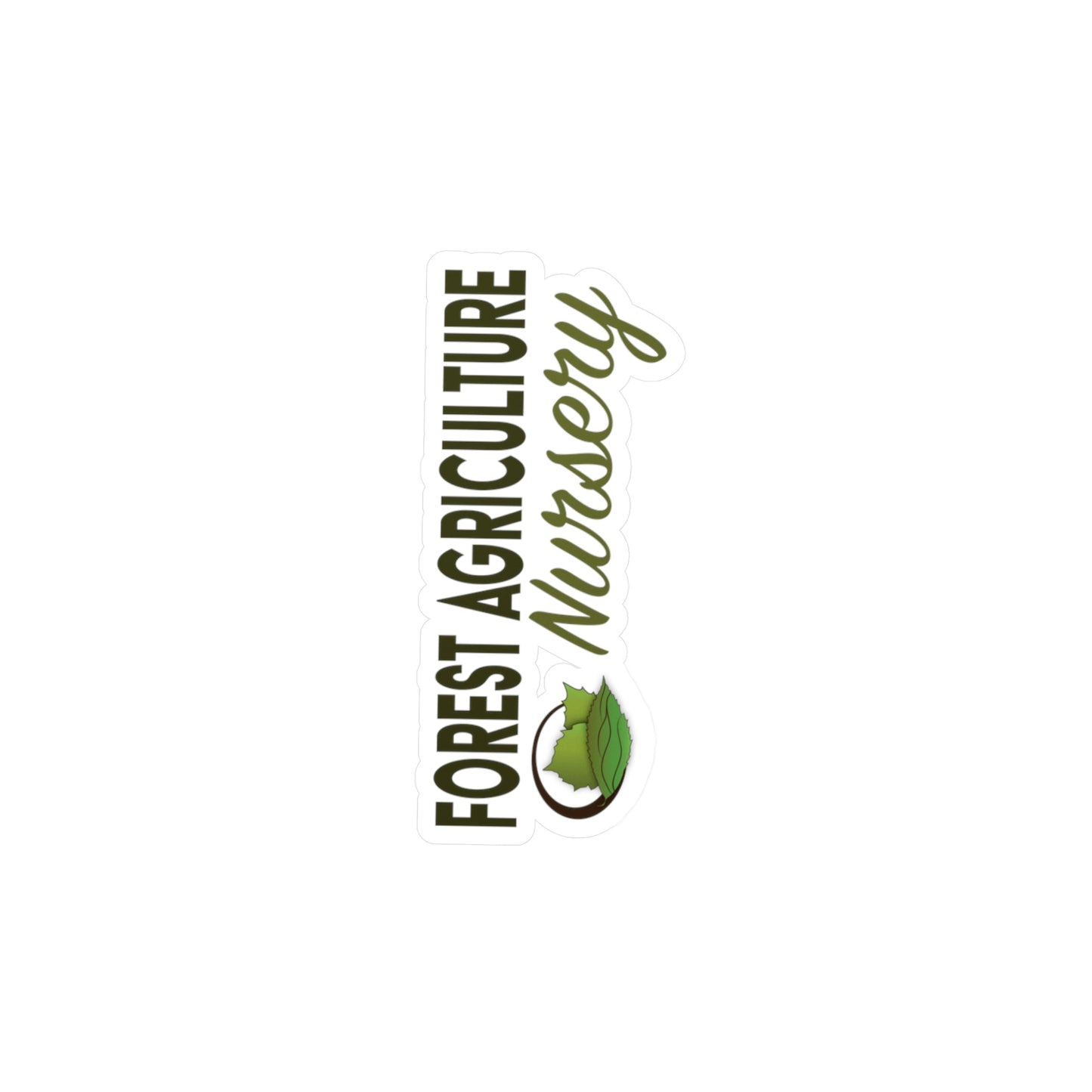 Forest Agriculture Nursery Logo Vinyl Decals